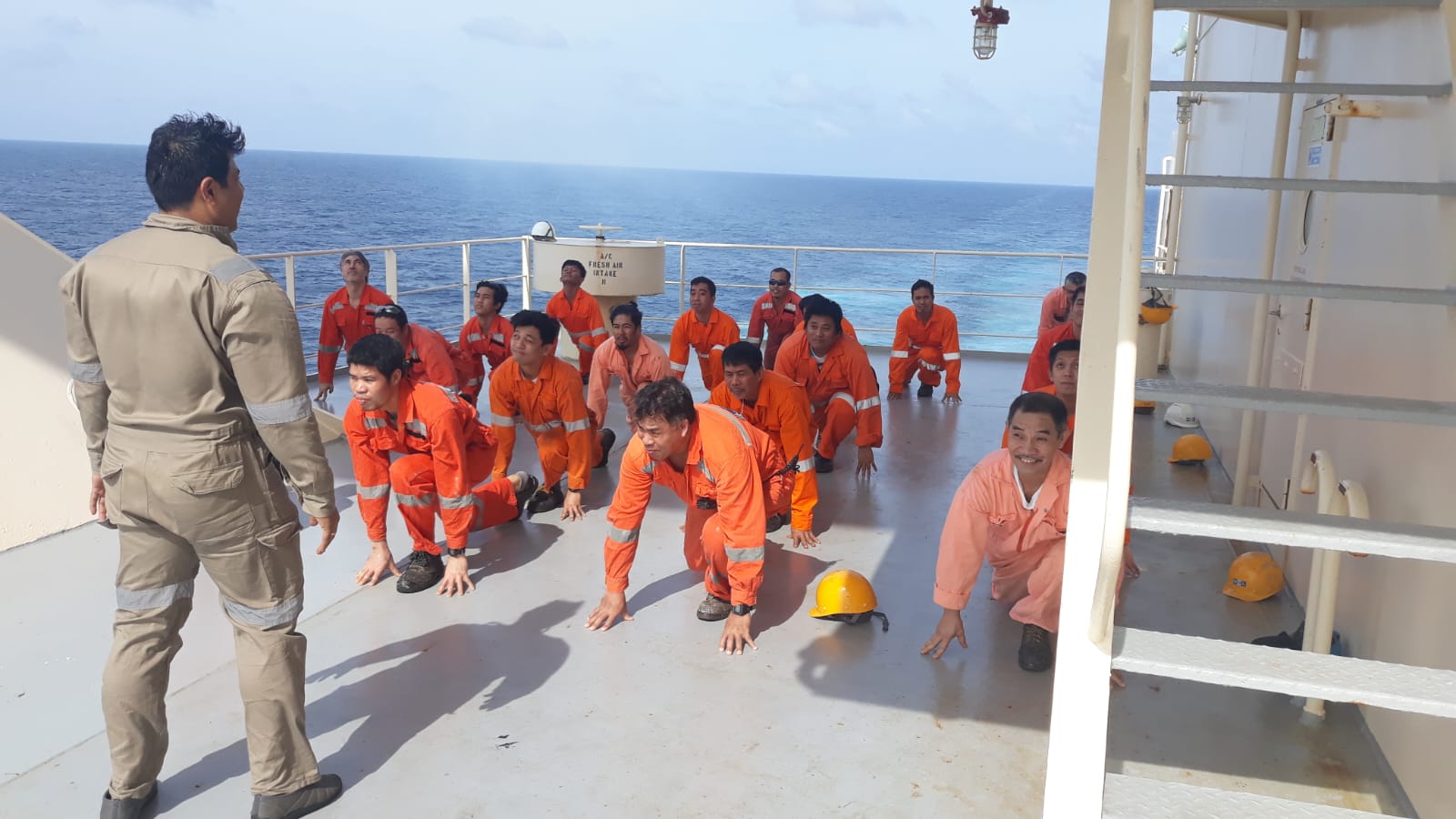 Onboard maritime work
